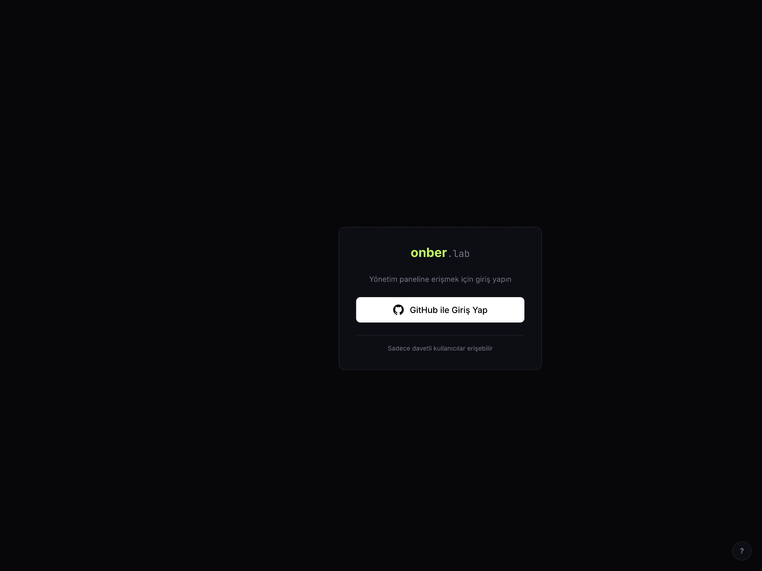 giriş · GitHub auth